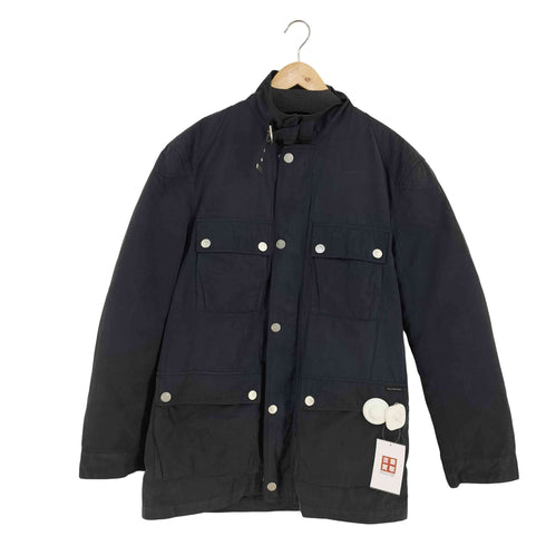 シーケーカルバンクライン ck Calvin Klein ダウンライナー付き マルチポケットジャケット ネックベルト メンズ import:L