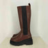 スライ SLY STITCH SIDE GOA KNEE BOOTS サイドゴア ニーブーツ レディース JPN:S