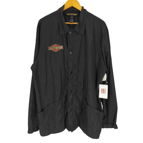 ハーレーダビッドソン HARLEY-DAVIDSON Lightweight Slim Fit Windbreaker Jacket ライトウェイト スリムフィット ジャケット メンズ import:XL