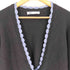 ザラ ZARA EMBROIDERED KNIT CARDIGAN フラワー 刺繍 クロップド丈 カーディガン レディース import:M