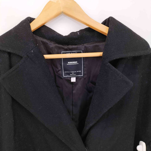 マウジー moussy NOBORDER ウールステンカラーコート レディース JPN:2