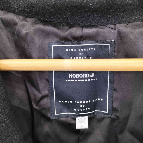 マウジー moussy NOBORDER ウールステンカラーコート レディース JPN:2