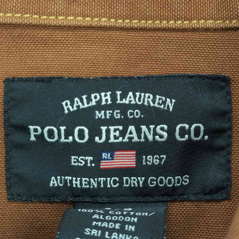 ポロジーンズカンパニーラルフローレン POLO JEANS COMPANY RALPH LAUREN ダック地 アノラック ワークジャケット メンズ L/G