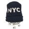 NEWYORK HAT CO USA製 NYCペイント アクリルニットキャップ ビーニー メンズ