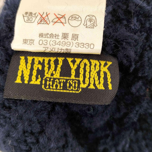 NEWYORK HAT CO USA製 NYCペイント アクリルニットキャップ ビーニー メンズ