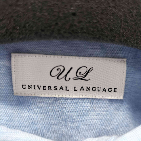 ユニバーサルランゲージ UNIVERSAL LANGUAGE コットンリネンシャツ メンズ LARGE