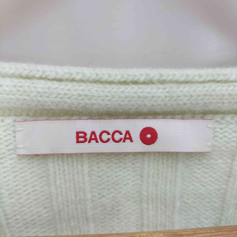 バッカ BACCA ウールカシミヤリブニットプルオーバー レディース JPN:S
