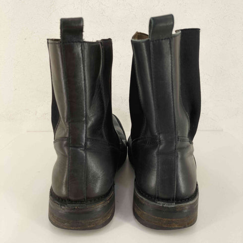 ヨウジヤマモトプールオム Yohji Yamamoto POUR HOMME MADE IN ITALY サイドゴアレザーブーツ メンズ JPN:41