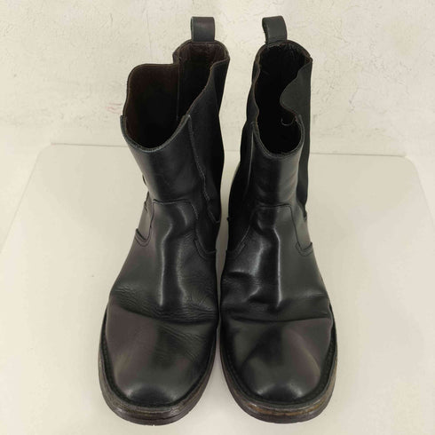 ヨウジヤマモトプールオム Yohji Yamamoto POUR HOMME MADE IN ITALY サイドゴアレザーブーツ メンズ JPN:41