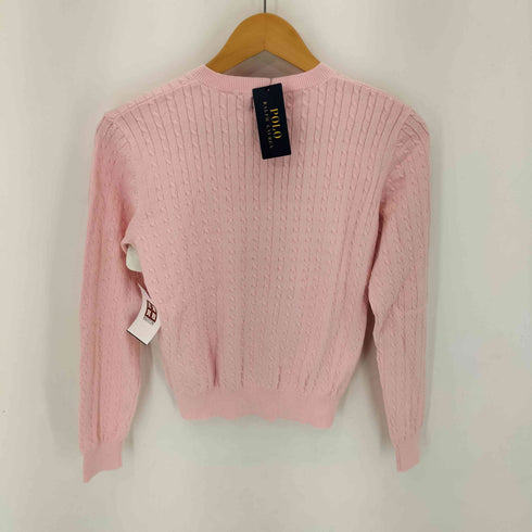 ポロラルフローレン POLO RALPH LAUREN ポニー刺繍 ケーブルニットカーディガン レディース import:XL