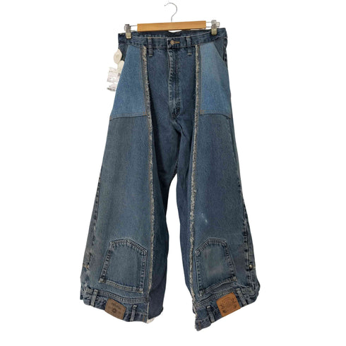リメイクワイドデニムパンツ メンズ