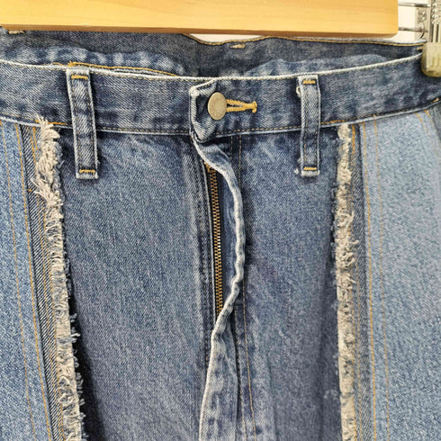 リメイクワイドデニムパンツ メンズ