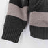 ウィルピプス Willpips ボーダー ラグランスリーブ ニット ジップアップ ジャケット メンズ import:M