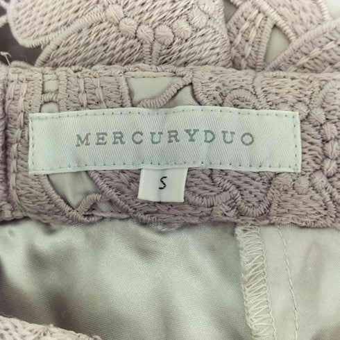 マーキュリーデュオ MERCURYDUO フラワーレースフレアスカート レディース JPN:S
