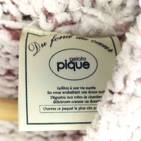 ジェラートピケ gelato pique スフレネップパーカー レディース ONE SIZE