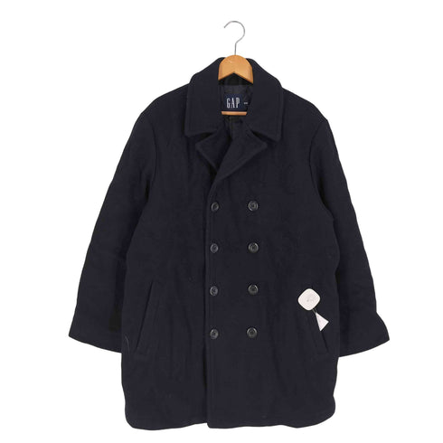 ギャップ Gap 00S OLDGAP 裏地キルティング ウール ピーコート メンズ import:M