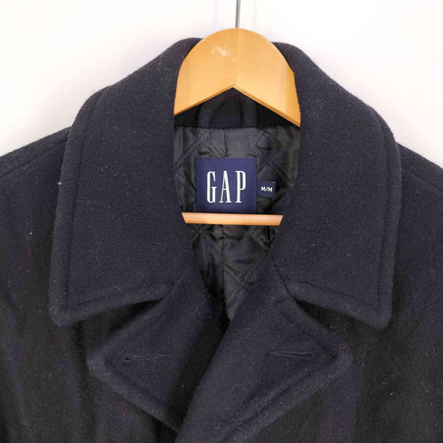 ギャップ Gap 00S OLDGAP 裏地キルティング ウール ピーコート メンズ import:M