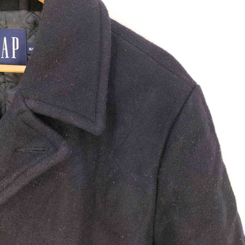 ギャップ Gap 00S OLDGAP 裏地キルティング ウール ピーコート メンズ import:M