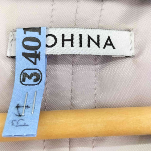 コヒナ COHINA バックフレアウールコート レディース regular