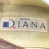 ダイアナ DIANA スクエアトゥ 型押し タッセル パンプス レディース 24 1/2
