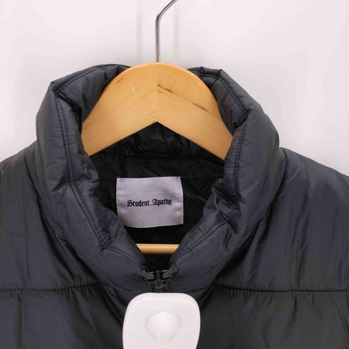Student Apathy Box Logo Fake Down Vest メンズ import:M
