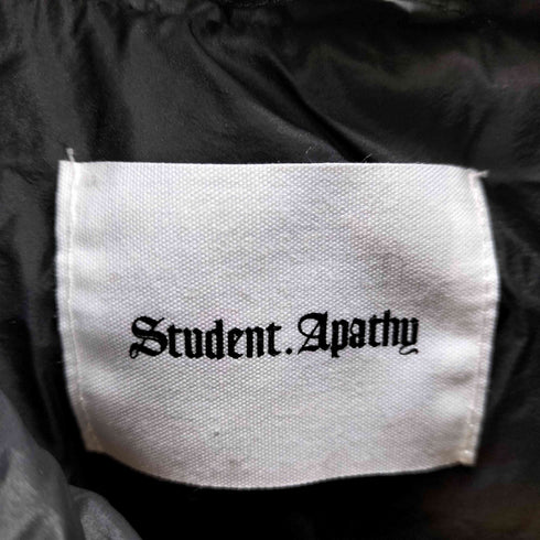 Student Apathy Box Logo Fake Down Vest メンズ import:M