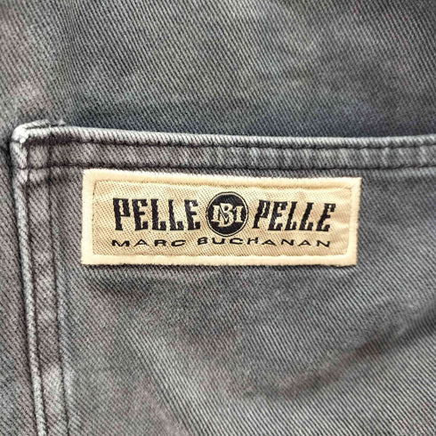 ペレペレ pelle pelle 極太 ウォッシュドバギーデニム メンズ 40