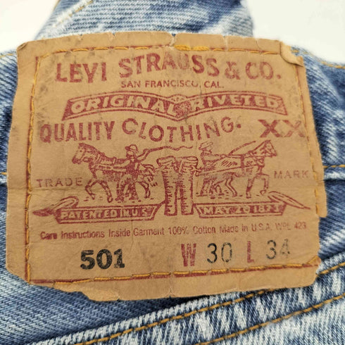 リーバイス Levis 90S 501 ストレートデニムパンツ メンズ W30 L34