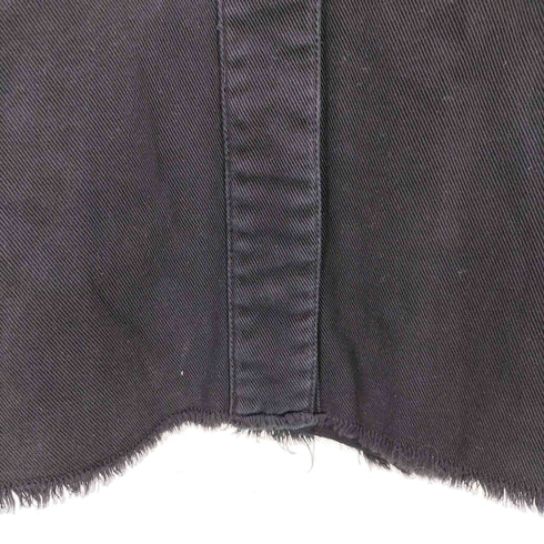 ザラ ZARA 比翼 スナップボタン デニムジャケット レディース import:M