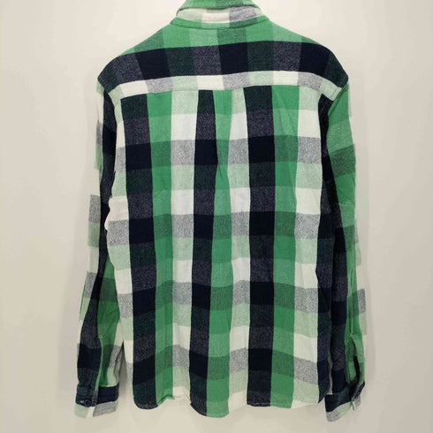 ステューシー Stussy チェック柄 ロングスリーブ ヘビーネルシャツ メンズ import:M