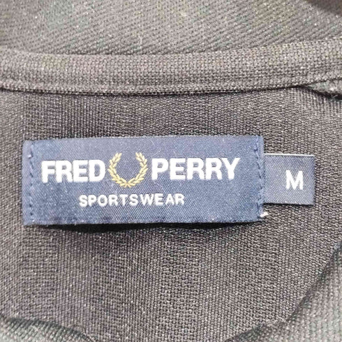 フレッドペリー FRED PERRY SPORTSWEAR ストライプ柄 ロゴ刺繍 ダブルジップ ジャージ メンズ import:M