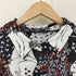 トミーヒルフィガー TOMMY HILFIGER 総柄 ストレッチ L/S シャツ レディース import:L