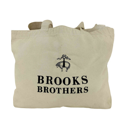 ブルックスブラザーズ BROOKS BROTHERS プリントロゴ トートバッグ レディース