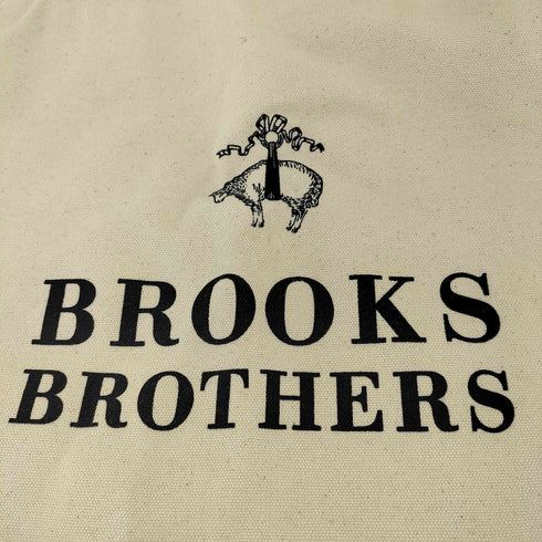 ブルックスブラザーズ BROOKS BROTHERS プリントロゴ トートバッグ レディース