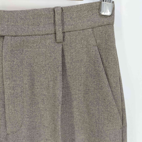 スローブイエナ SLOBE IENA PE SHARK 1タックストレートパンツ レディース 40