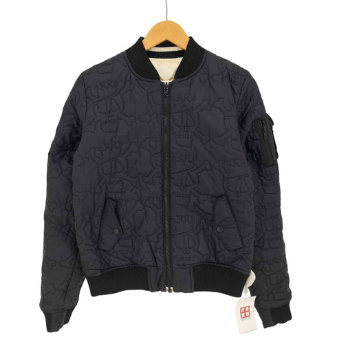 ステューシー Stussy OLD 00s THERMOLITE リバーシブル スカル MA-1ブルゾン レディース import:M