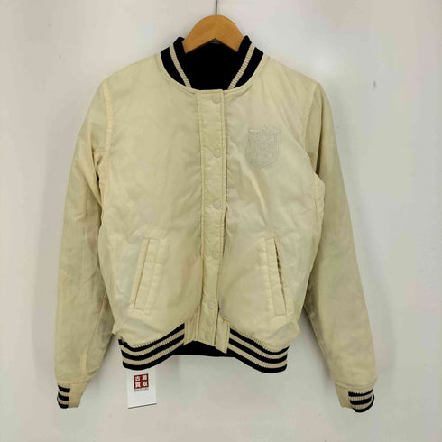 ステューシー Stussy OLD 00s THERMOLITE リバーシブル スカル MA-1ブルゾン レディース import:M