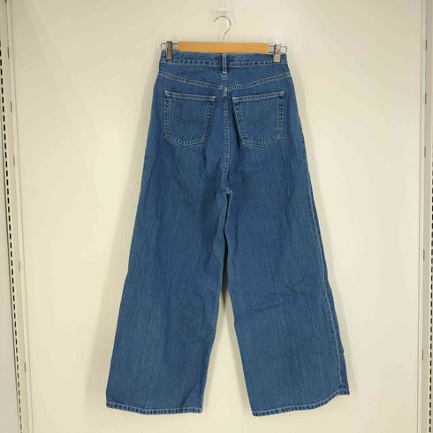 スローブイエナ SLOBE IENA LE DENIMワイドフレアタックファイブポケットパンツ レディース 40