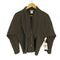 イッセイミヤケ ISSEY MIYAKE 80S 筆タグ ビッグ カラー プリーツ ジップアップ ジャケット レディース JPN:M