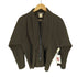 イッセイミヤケ ISSEY MIYAKE 80S 筆タグ ビッグ カラー プリーツ ジップアップ ジャケット レディース JPN:M