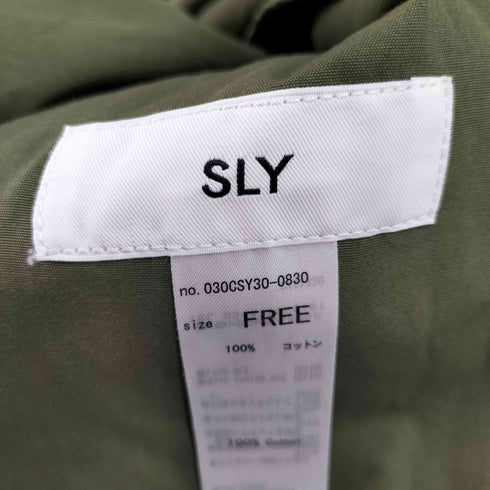 スライ SLY 19SS OVER FIELD COAT オーバーサイズフィールドコート レディース FREE