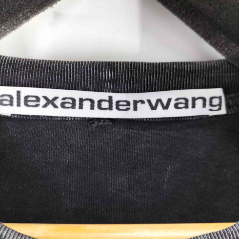 アレキサンダーワン Alexander Wang アシッドウォッシュジャージー ロングスリーブTシャツ メンズ JPN:XS