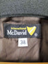 マクダビット MCDAVID イタリア製 シャギーウール ボタンレス ガウンコート レディース EUR:38