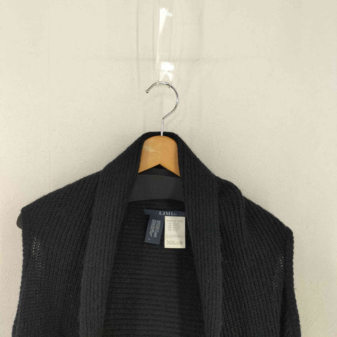 リミフゥ LIMI feu MADE IN JAPAN モヘア混 ショールカラー ノースリーブニットガウン レディース JPN:S