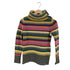 ギャップ Gap マルチボーダー ウール ハイネックニット レディース JPN:XS