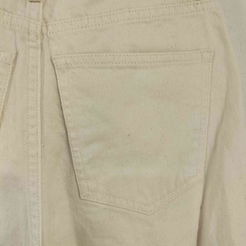 ブラックバイマウジー BLACK by moussy PUNA white denim 生成り レディース 25