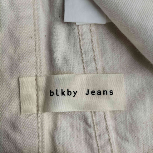 ブラックバイマウジー BLACK by moussy PUNA white denim 生成り レディース 25