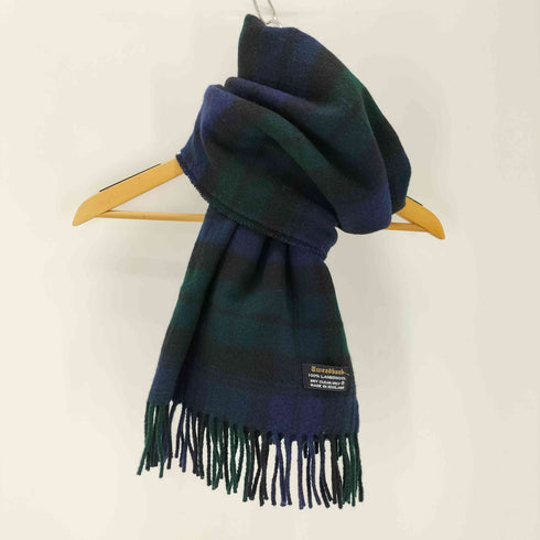 TWEEDBANK スコットランド製 ブラックウォッチ ウールマフラー メンズ ONE SIZE
