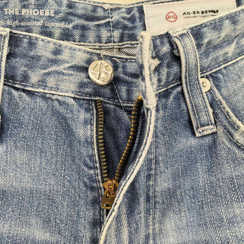 エージー アドリアーノゴールドシュミット AG / ADRIANO GOLDSCHMIED MADE IN USA ダメージデニムパンツ レディース 26R
