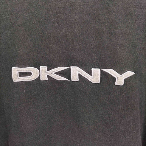 ダナキャランニューヨーク DKNY ロゴ刺繍 クルーネック スウェット トレーナー メンズ import:XL